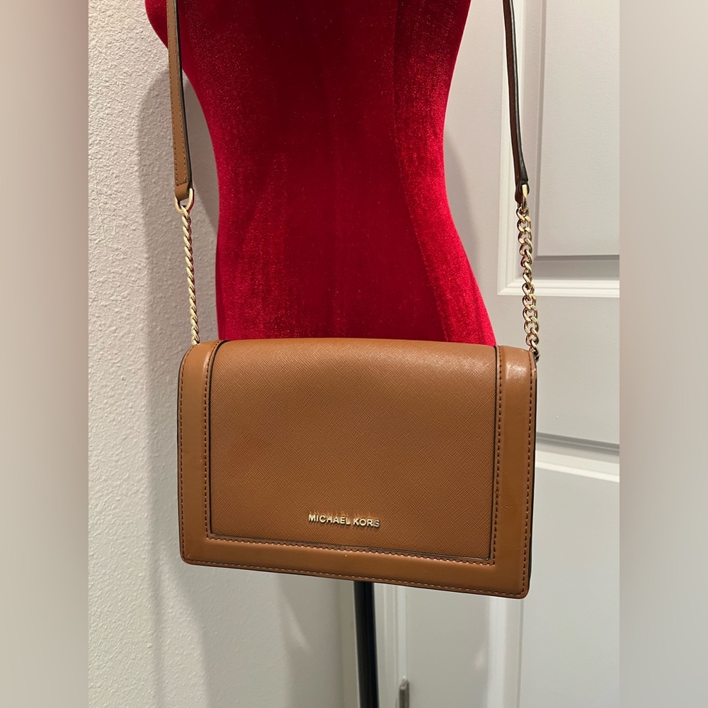 Michael Kors - Brown Color Leather Crossbody Bag